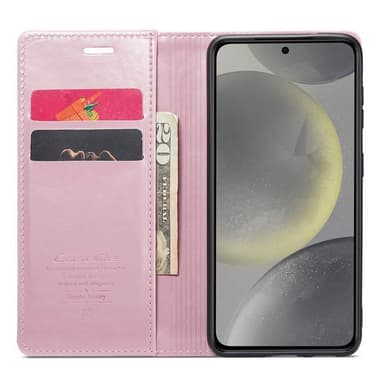 CaseMe Wallet 2-kort Samsung Galaxy S24 Plus - Lyserød