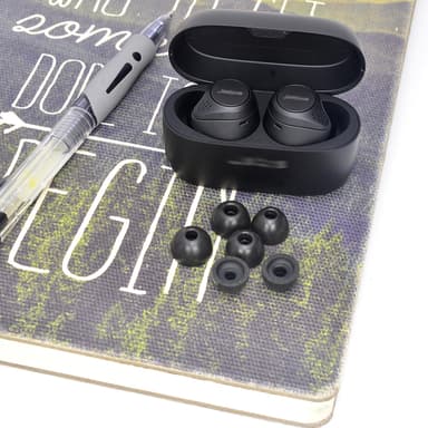 Ørepuder til Jabra Elite 65t/75t ørepropper, 3 par Sort