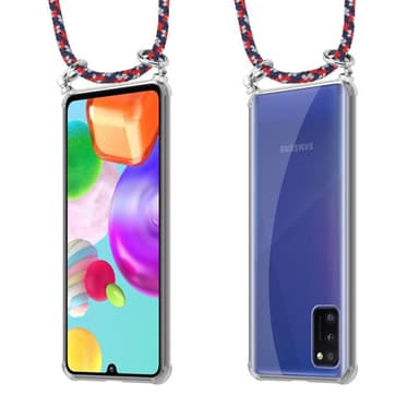 Samsung Galaxy A41 Etui Cover Kæde (Blå)