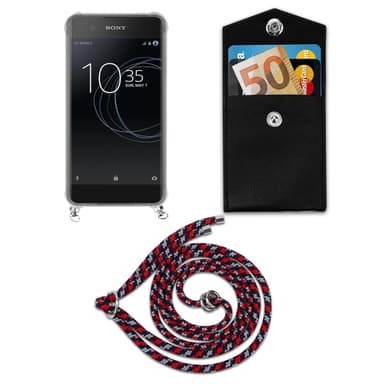 Sony Xperia XA1 PLUS Etui Cover Kæde (Blå)