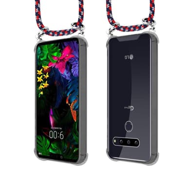 LG G8 ThinQ Etui Cover Kæde (Blå)