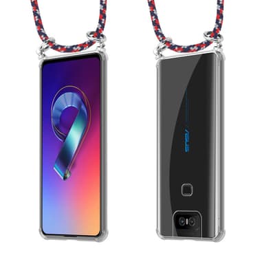 Asus ZenFone 6 Etui Cover Kæde (Blå)