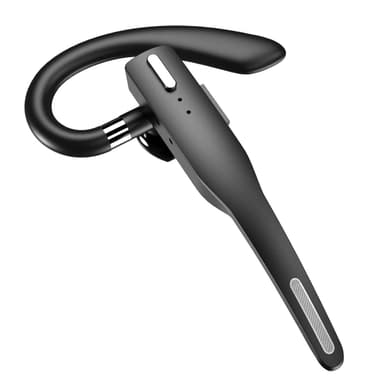 Trådløs høretelefon Bluetooth 5.1 med opladningsetui Sort