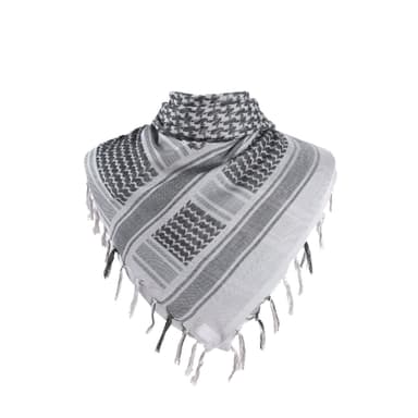 Keffiyeh taktisk ørken tørklæde, arabisk tørklæde wrap Grå