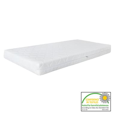 Børneseng Fall-Out Protection 200x90cm hvid Fyrretræ