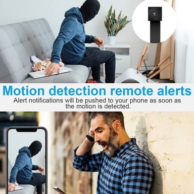 Trådløst WiFi Mini Camera HD 1080P kamera bevægelsesdetektion