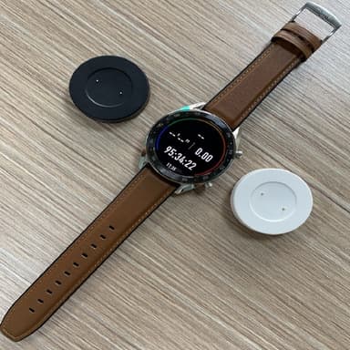 Oplader til Huawei Watch GT 2e/Honor Magic 2 Smartwatch 2-pak Sort