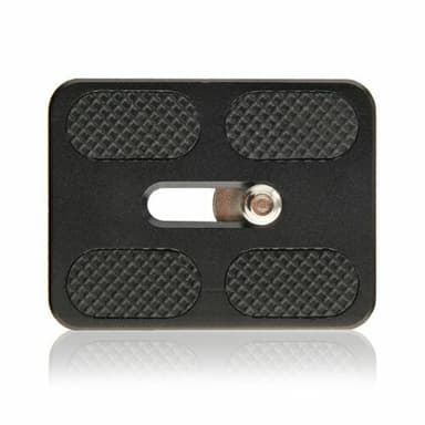 PU50 Kamera stativ monteringsplade Quick release plade til DSLR kamera Sort