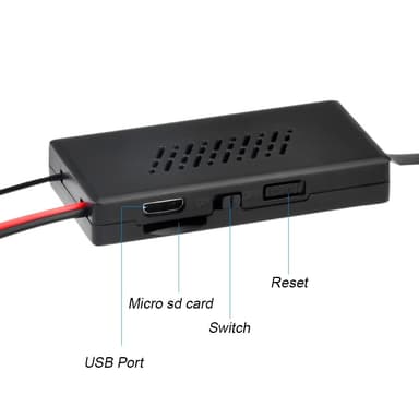 Smartphoneforbindelse Fjernbetjent spionkamera HD 1080P trådløs