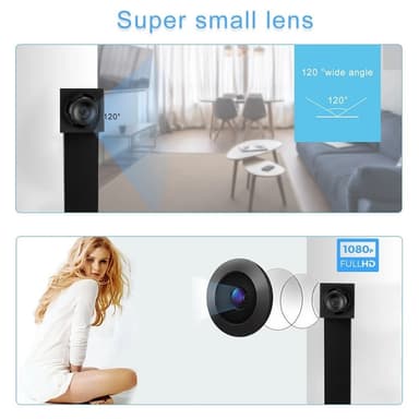 Smartphoneforbindelse Fjernbetjent spionkamera HD 1080P trådløs
