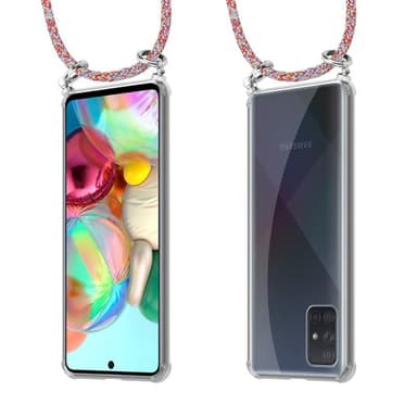 Samsung Galaxy A51 5G Etui Cover Kæde (Rød)