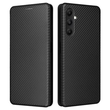 SKALO Samsung A05s 4G Carbon Fiber Pungetui - Sort