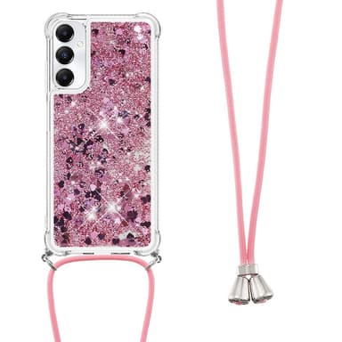 SKALO Samsung A05s 4G Kvicksand Glitter Mobile Collar - Pink