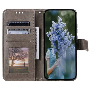 SKALO Samsung A05s 4G Mandala Flip Cover - Grå