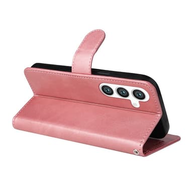 SKALO Samsung S24+ PU-læder Pungetui - Pink
