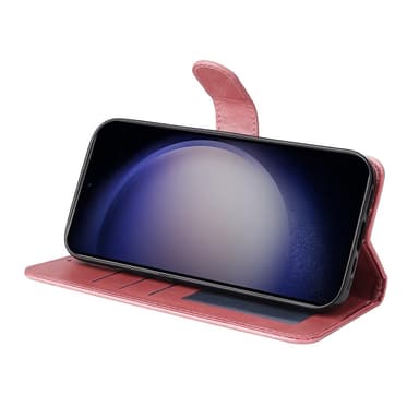 SKALO Samsung S24+ PU-læder Pungetui - Pink