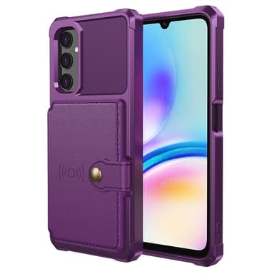 SKALO Samsung A05s 4G Stødsikker cover med pung - Lilla