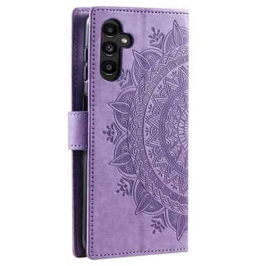 SKALO Samsung S23 FE Mandala Flip Cover - Lilla