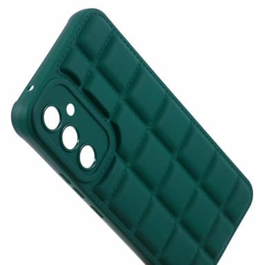 SKALO Samsung A05s 4G Puffer Bumper TPU-Cover - Grøn