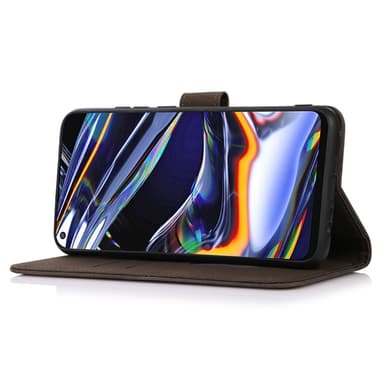 SKALO Samsung S24 Ultra KHAZNEH Pungetui i PU-læder - Brun