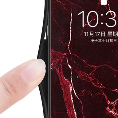SKALO Samsung A05s 4G Marmor hærdet glas TPU Cover - #3
