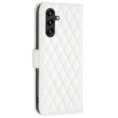 SKALO Samsung A05s 4G BINFEN COLOR Quiltet Pung - Hvid