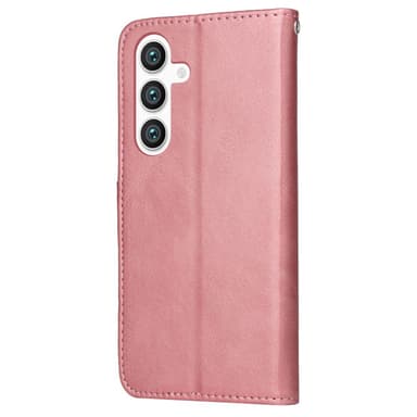 SKALO Samsung S24+ PU-læder Pungetui - Pink