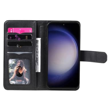 SKALO Samsung S23 FE 10-RUM Flip Cover - Sort