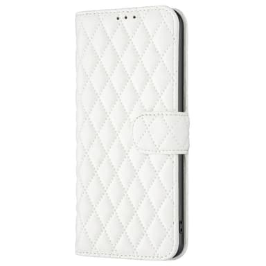 SKALO Samsung A05s 4G BINFEN COLOR Quiltet Pung - Hvid