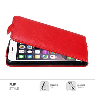 iPhone 6 / 6S Pungetui Flip Cover (Rød)