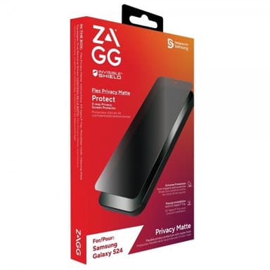 ZAGG InvisibleShield Samsung Galaxy S24 Skærmbeskytter Flex Privacy Matte