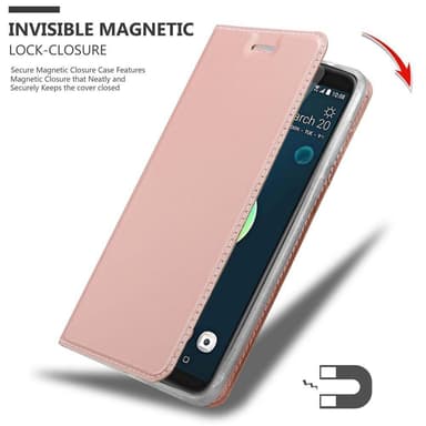 HTC Desire 12 PLUS Pungetui Cover Case (Lyserød)