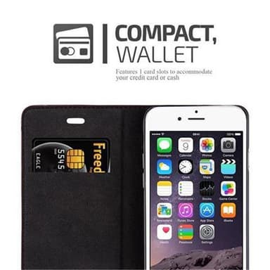 iPhone 6 PLUS / 6S PLUS Pungetui Cover Case (Rød)