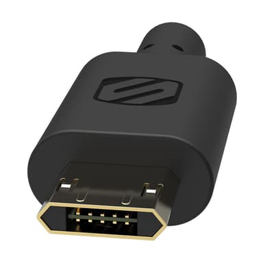 Flatout ladekabel Micro USB stik 200 cm - sort