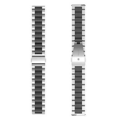 Urrem rustfrit stål Xiaomi Watch S1 Active - Sølv/sort
