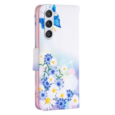 Til Samsung Galaxy S24 tegnebogstativetui mønstertelefoncover