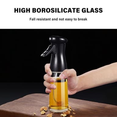 Oliesprayflaske 200 ml eddikespenser Madlavning af grillsalat