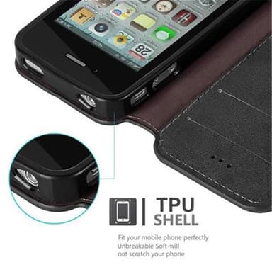 iPhone 4 / 4S Pungetui Cover Case (Sort)