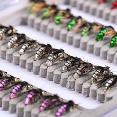 50 stk Fluefiskeri Drag Kit Bait Fisketilbehør - Flyve