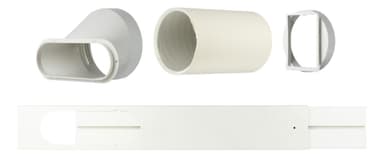 NORDIC HOME CULTURE Portabel AC til rum op til 24m², hvid