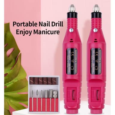 20000 omdr./min. Negleboremaskine USB-stik Elektriske neglefiler Manicure Gel Polish Remover Neglekunstværktøj