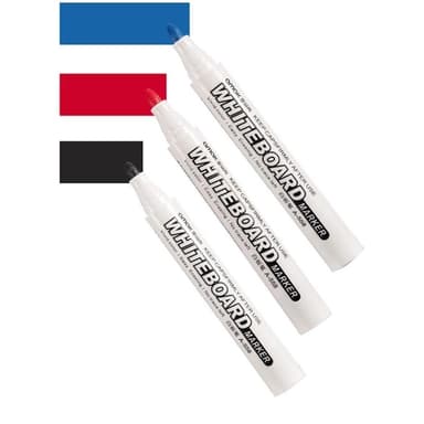 Whiteboard Marker Pen Maleri Tegning - 3 stk i forskellige farver