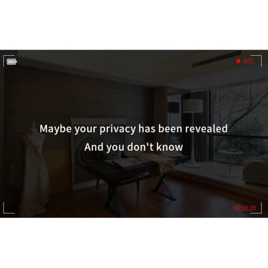 Bærbar Mini Anti-Spy Detector Spykamera Finder Bilhotel Trip Rejsemonteringsrum