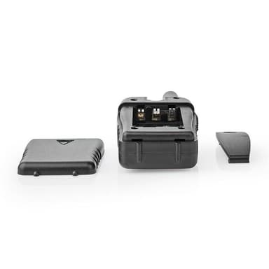 Nedis Walkie-talkie Set | 2 Håndsæt | Op til 10 km | Frekvens kanaler: 8 | PTT / VOX | Op til 3 Timer | Sort