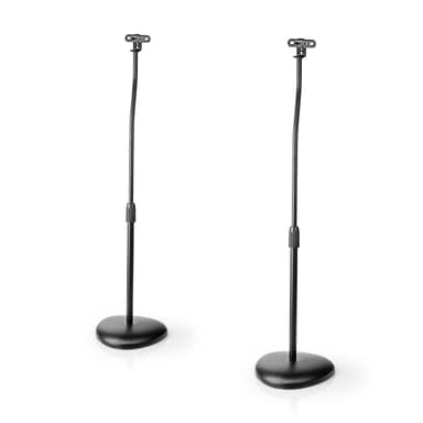 Nedis Speaker Mount | Kompatibel med: Universal | Gulv | 4.5 kg | Højde justerbar | ABS / Stål | Sort