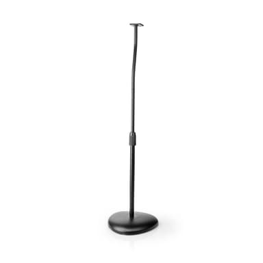 Nedis Speaker Mount | Kompatibel med: Universal | Gulv | 4.5 kg | Højde justerbar | ABS / Stål | Sort