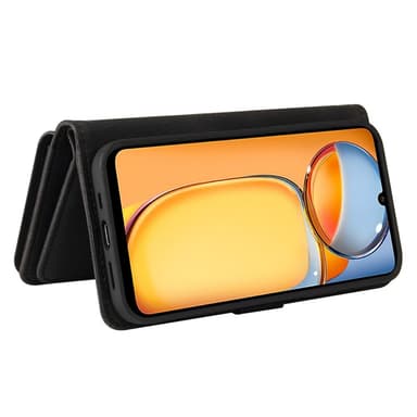 SKALO Xiaomi Redmi 13C 4G Big Wallet 17-RUM Pungetui - Sort