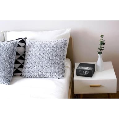 PURE FM/DAB/DAB+/BT/Qi Siesta Charge Clockradio Grafit