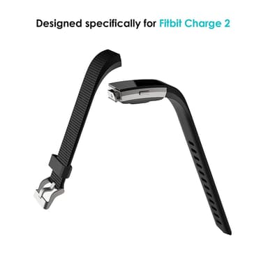 Armbånd til Fitbit Charge 2 -  Large Sort