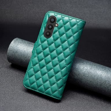 SKALO Samsung A25 5G BINFEN COLOR Quiltet Pung - Grøn